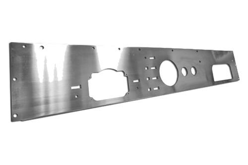 Rugged ridge 11144.11 - 76-86 jeep cj stainless steel dash panel w gauge
