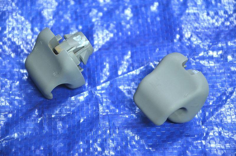 Honda crv 02 03 04 05 06 sun visor sunvisor clip holder attachment set, gray