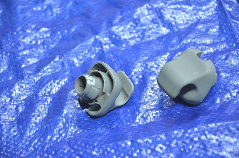 HONDA CRV 02 03 04 05 06 SUN VISOR SUNVISOR CLIP HOLDER ATTACHMENT SET, GRAY, US $12.00, image 2