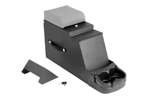 Rugged ridge 13104.09 - 76-80 jeep cj gray stereo security console