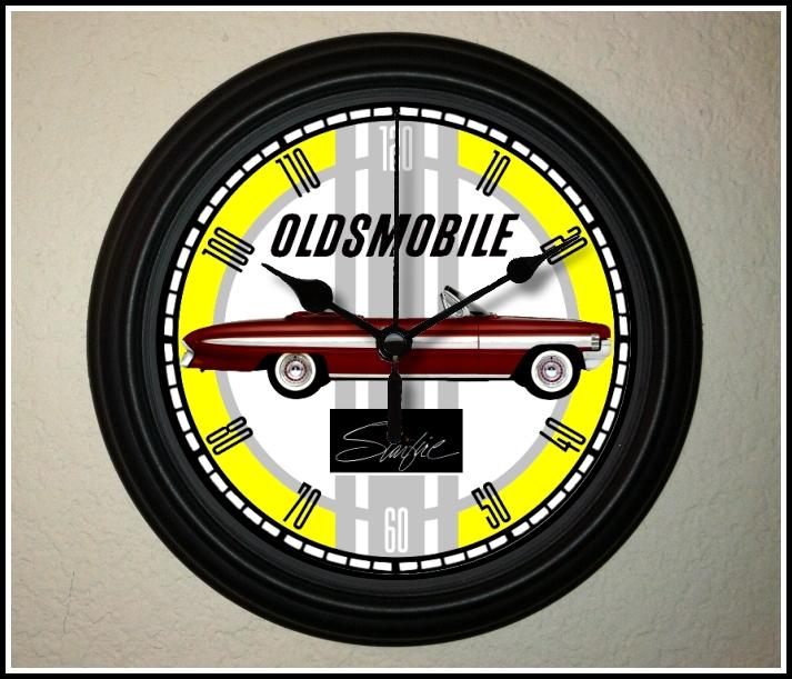 Olds starfire wall clock awesome clock low shipping l@@k