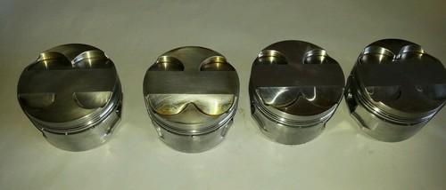 Cp pistons d16z6 75.5mm 10.5:1 sc7128 honda civic del sol si ex used.