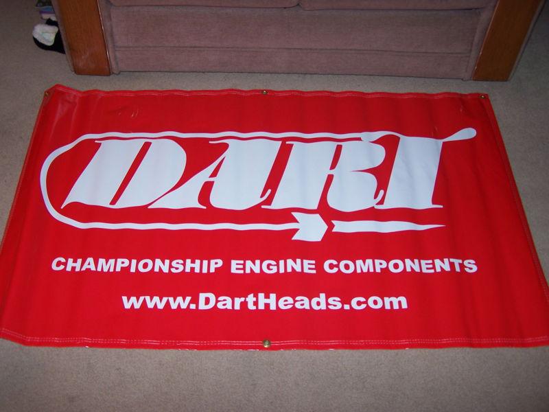  5 ft  by 3 ft -  dart heads - banner