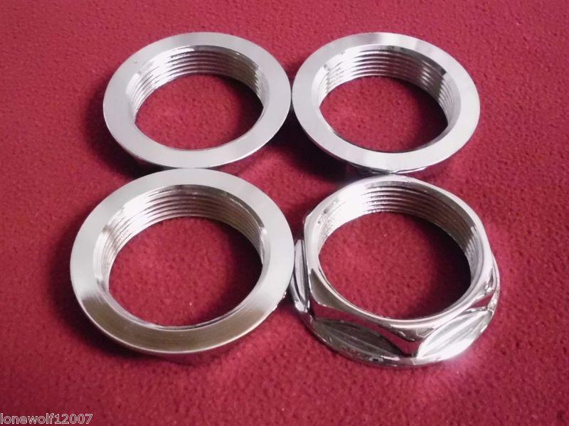 Sell TSW Custom Wheel Hex Nuts Chrome Wheel Center Cap Caps Set of 4 in