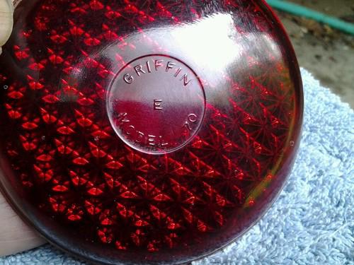 Ford 1937 tail light lenses and 2 rings liscense light vintage antique rat rod , US $29.99, image 3