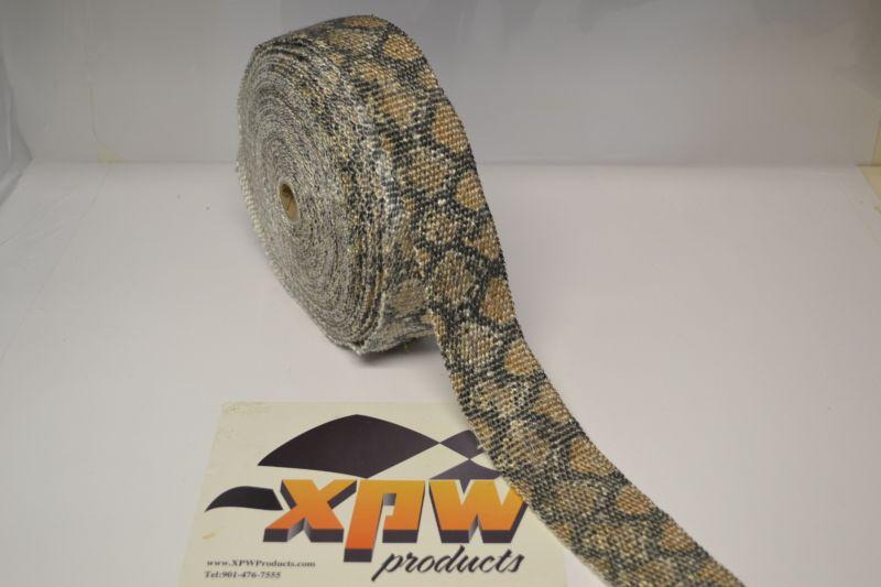 25' snakeskin rat wrap header/exhaust pipe motorcycle/better than titanium