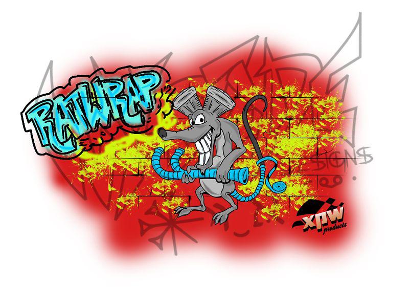 25' SNAKESKIN RAT WRAP Header/Exhaust Pipe Motorcycle/Better than titanium, US $35.75, image 2