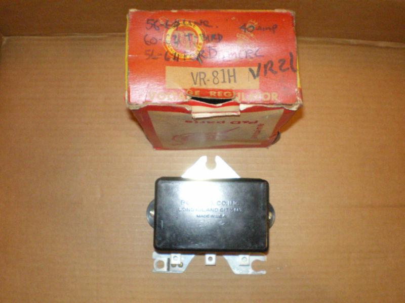 Nors 1958-64 ford lincoln mercury edsel voltage regulator  b8a10505a b8e10505c