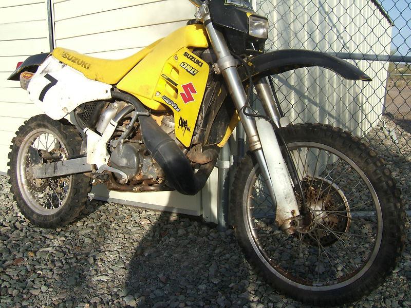 1993 Suzuki RMX 250 Complete PARTS BIKE Vintage MX MotoCross w/TITLE, US $500.00, image 2