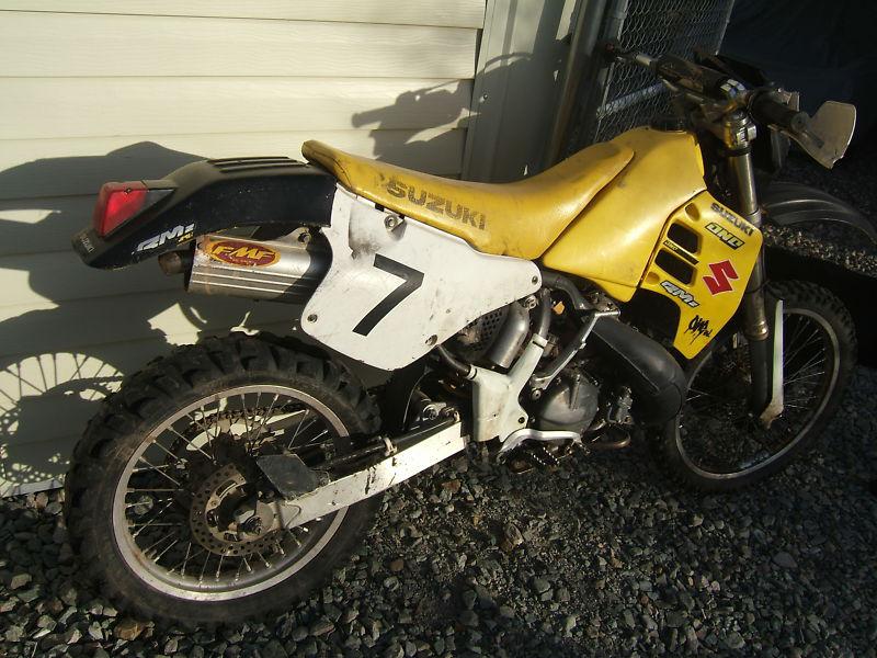 1993 Suzuki RMX 250 Complete PARTS BIKE Vintage MX MotoCross w/TITLE, US $500.00, image 3