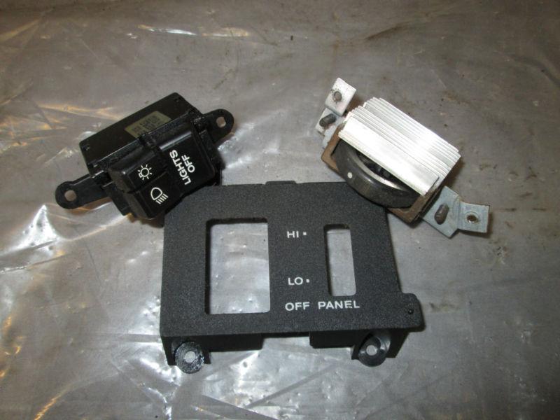 Sell Jeep Wrangler Factory Headlight and dimmer DASH switches used 1591