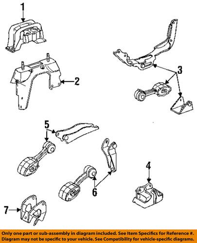 Saturn oem 21012185 engine torque strut mount-motor mount