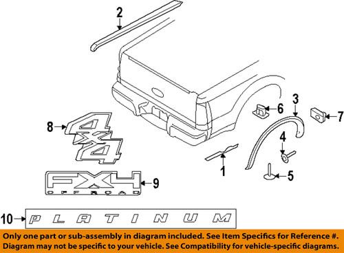 Ford oem 9l3z9925622aa pick up box-decal sticker