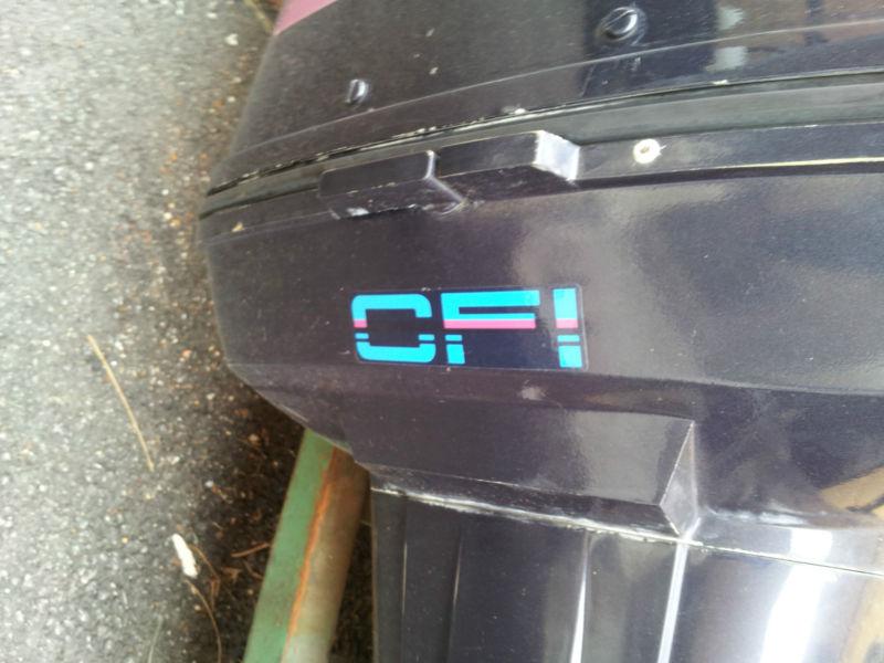 1989 Bayliner Capri 17' Boat 75 HP Force CFI Motor Cover NO Lower Unit Parts, US $80.00, image 2