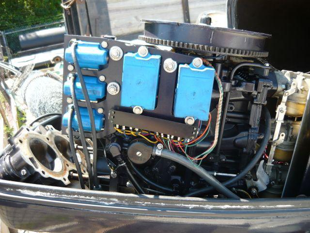 1989 Bayliner Capri 17' Boat 75 HP Force CFI Motor Cover NO Lower Unit Parts, US $80.00, image 7