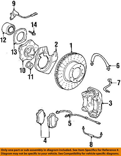 Porsche oem 99735193906 disc brake pad/brake pad or shoe, front