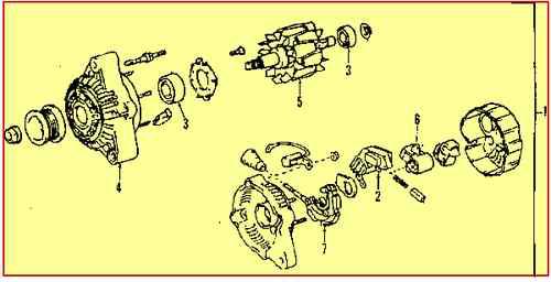 Lexus 270605023084 genuine oem factory original alternator