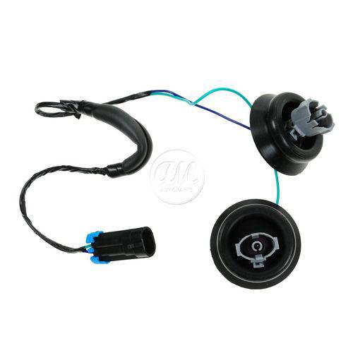 Engine knock sensor harness with dual connectors grommets for cadillac chevy gmc