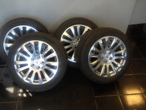 18" chrome wheels michelin tires 2011 2013 cadillac cts staggered 235 50 265 45