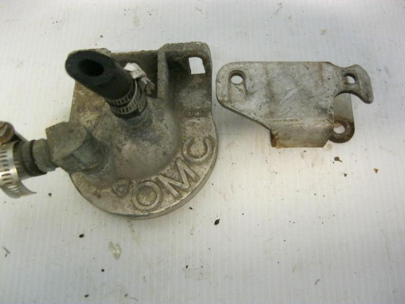   omc  big small block 454 350 305 fuel water seperator filter adaptor 