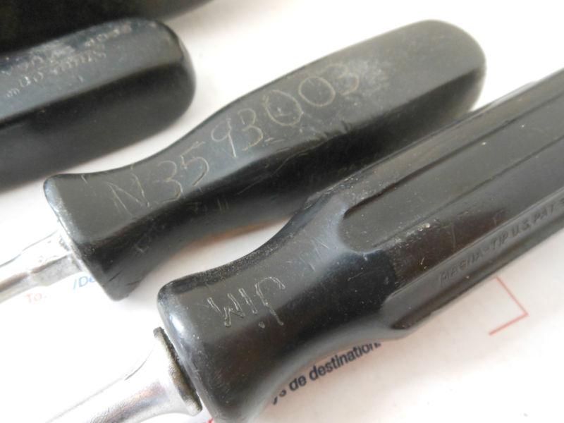 Vintage SNAP ON 4 piece screwdriver LOT including 'Magna-Tip' with no part #, US $15.50, image 4