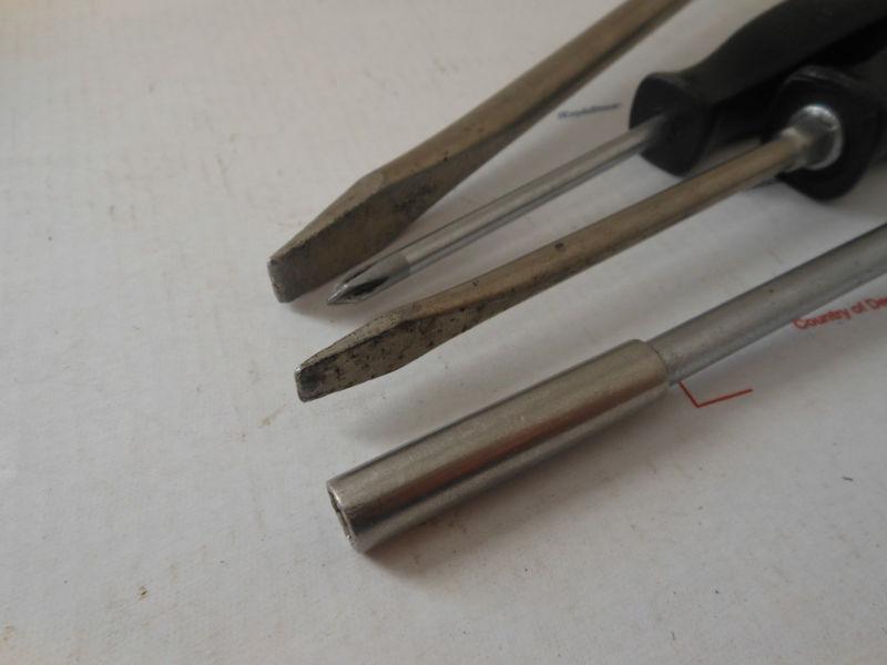 Vintage SNAP ON 4 piece screwdriver LOT including 'Magna-Tip' with no part #, US $15.50, image 5