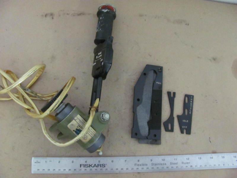 Lockheed p-80 throttle quadrant &parts -new