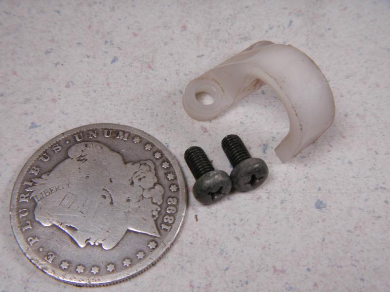 03 yamaha yz450f rear brake hose line tube stay holder loom & mounting screws