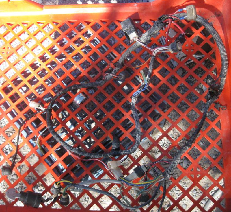 Yamaha 225 moto 4 yfm225 four wheeler atv quad electrical wiring harness - 1986