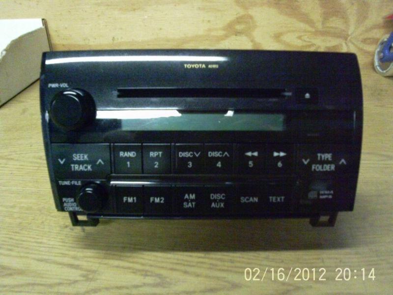 Sell TOYOTA TUNDRA 20092013 FACTORY OE RADIO !! WMA MP3 CD !!!! in