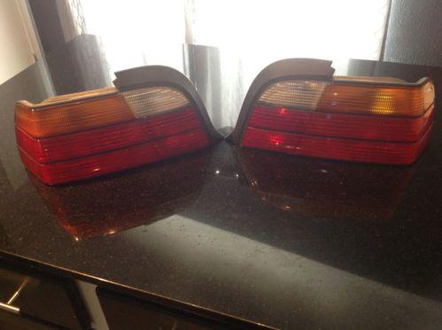 92-99 bmw e36 coupe convertible pair of tail lights right & left 318 325 328 oem