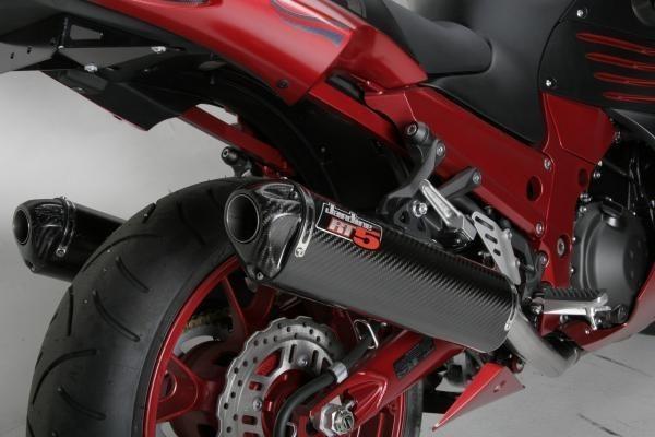 Jardine rt-5 slip on exhaust carbon fiber kawasaki zx14 08-11