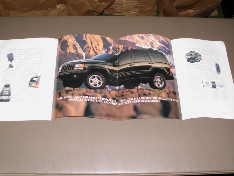 1996 jeep grand cherokee sales brochure