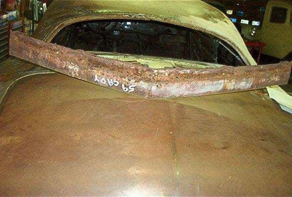 1959 cadillac hood extension 