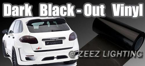 Dark Smoked Black-Out Taillight Tint Head Fog Tail Light Tinted Vinyl Film M, US $7.99, image 2