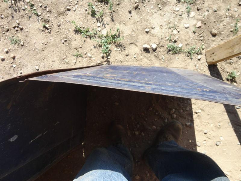 1920's dark blue Pontiac hood,mostly very good,needs handles and latch catches, US $225.00, image 8