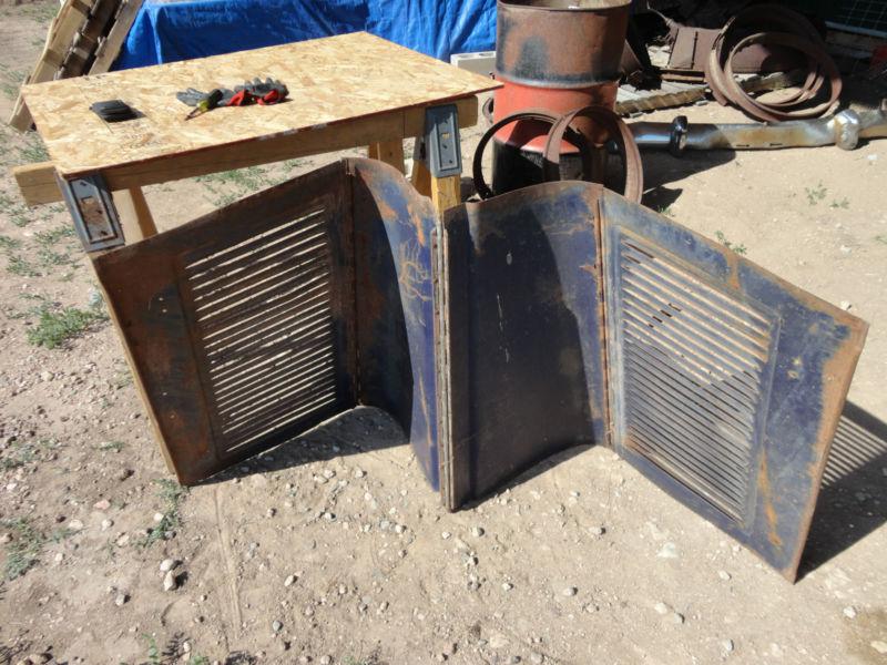 1920's dark blue Pontiac hood,mostly very good,needs handles and latch catches, US $225.00, image 9