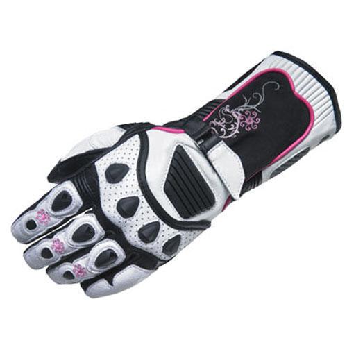 Scorpion fiore long motorcycle gloves pink size womens-xx-large