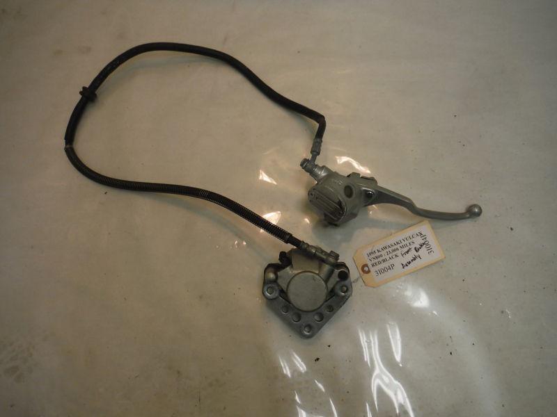 1995 kawasaki vulcan 800 oem front brake assemply lever master caliper vn800