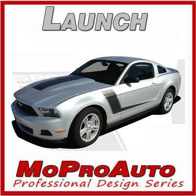 Hockey mustang hood side graphics decals 3m pro grade stripes 2011 * 448