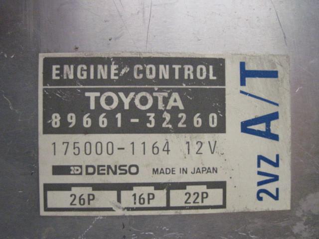 Ecu ecm computer toyota camry 1988 88 1989 89 auto 89661-32260 175000-1164 32073