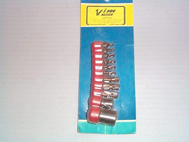 Vim tools vbt550 torx insert bit set t15 thru t50