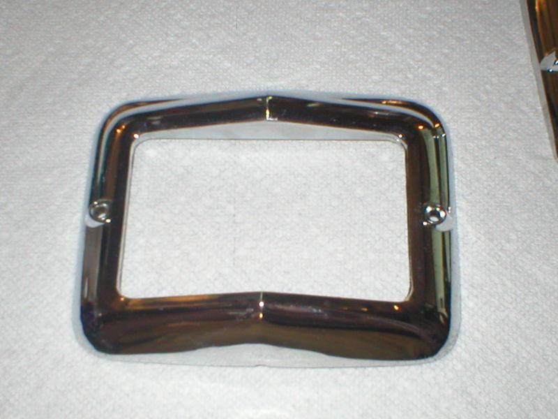 1950 chrysler parking light bezel nos mopar