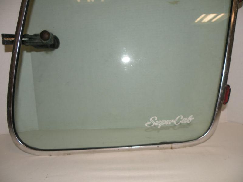 1973-1979 FORD TRUCK REAR QUARTER GLASS POP OUT RIGHT SIDE SUPER CAB OEM, US $49.95, image 2