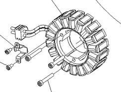 Polaris rzr xp900 2012 stator 650w