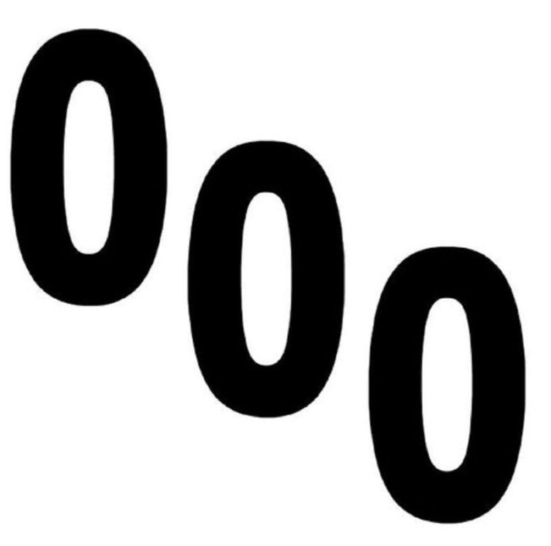 Fx black number 0 graphics for honda dirt bikes  motorcycles