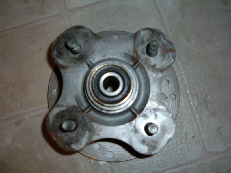 Yamaha yfm250 bruin 250 front wheel hub, rotor, bearings, also fit big bear 8