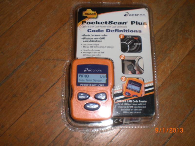 Actron pocketscan plus cp9550  obd ii & can  