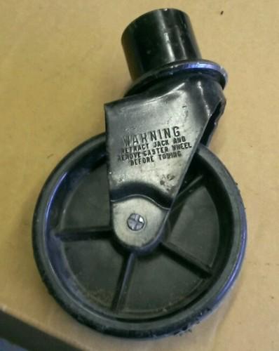Castor wheel for trailor jack