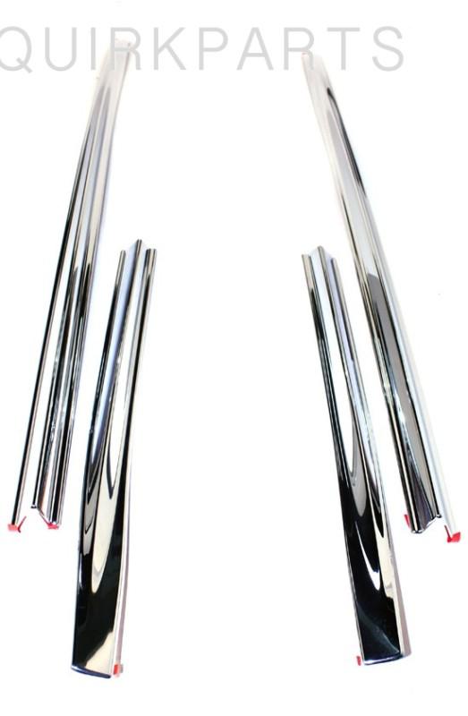 2011 nissan juke chrome body side moldings kit genuine oe new